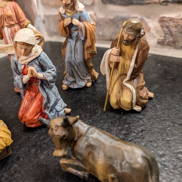 THE PROMISE OF CHRISTMAS ROBERT STANLEY Nativity Scene 11 piece from 2011 - Picture 10 of 14
